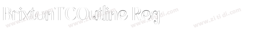BrixtonTCOutline Reg字体转换